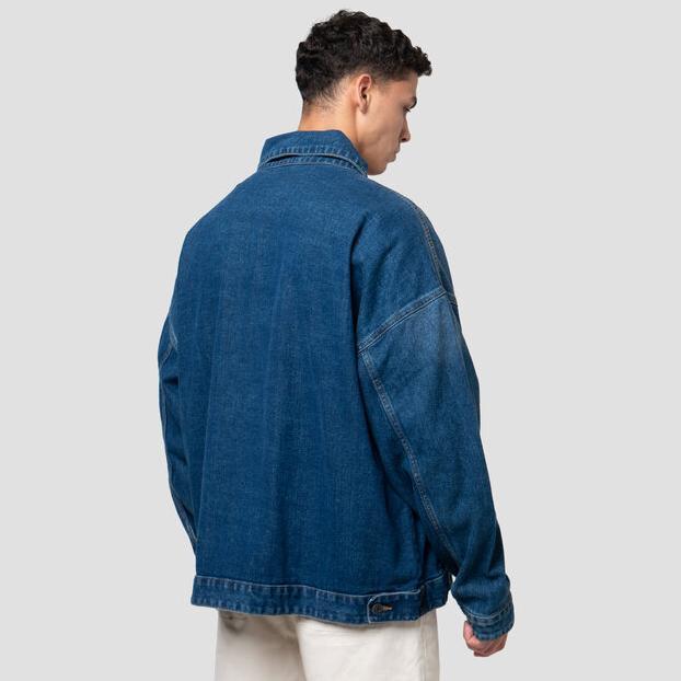 super deal nevada big pocket trucker jaket denim pria 123038696