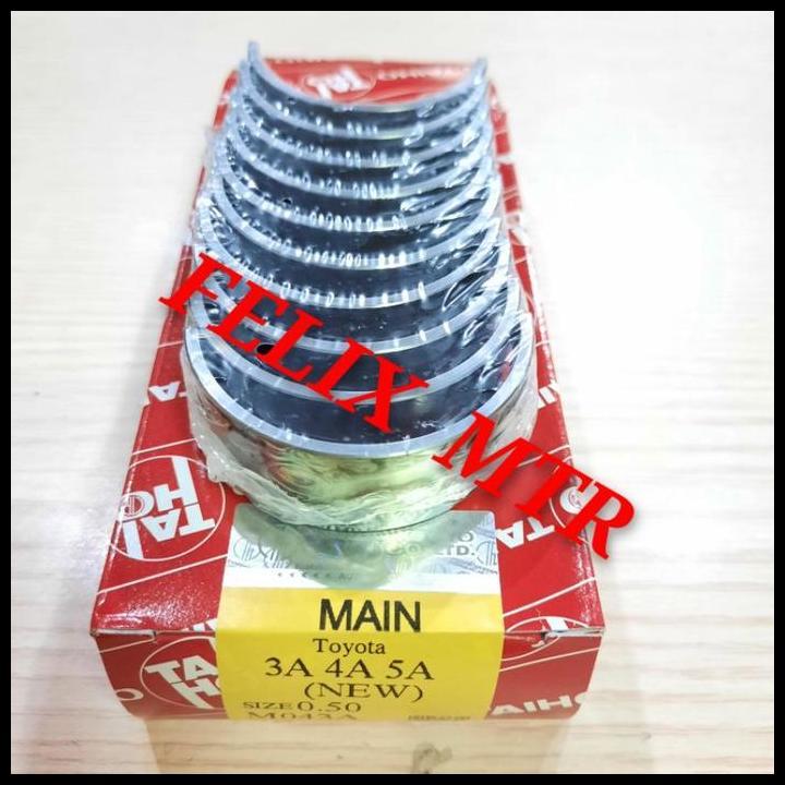 TERMURAH METAL DUDUK MAIN BEARING T0YOTA COROLLA GREAT COROLLA TWINCAM 1.6 1.600CC 