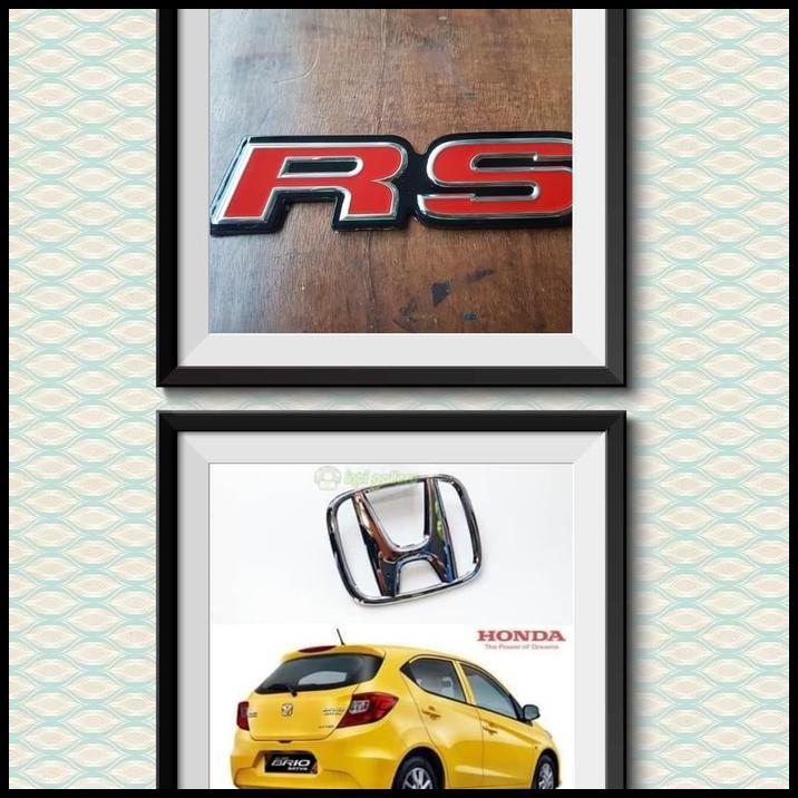 GRATIS ONGKIR EMBLEM GANTI BELAKANG BRIO 2019 + EMBLEM RS 