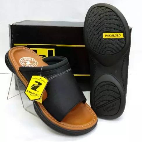 DISKON SANDAL KULIT PRIA PAKALOLO N2353 - SANDAL KASUAL PRIA ORIGINAL