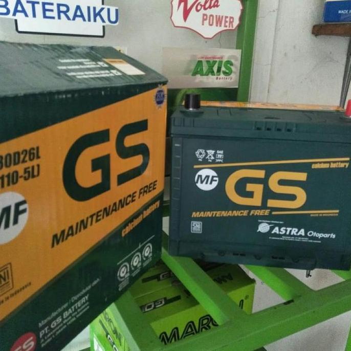 Terlaris Aki/Accu Gs Mf 80D26L/(Nx110-5L) 70Ah Aki Original Astra