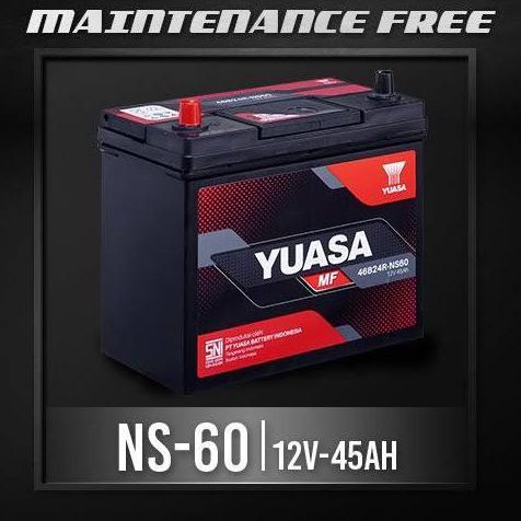 Terlaris Aki Yuasa Ns60 Mf | Aki Kering (Upgrade) Mobil Toyota Avanza, Rush, Xenia, Terios, Mirage, 