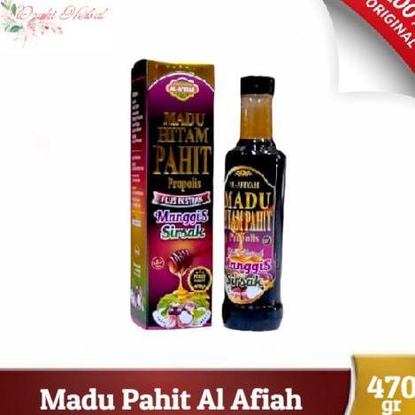 Madu Hitam Pahit Plus Kulit Manggis & Sirsak AL-AFIAH 470gram