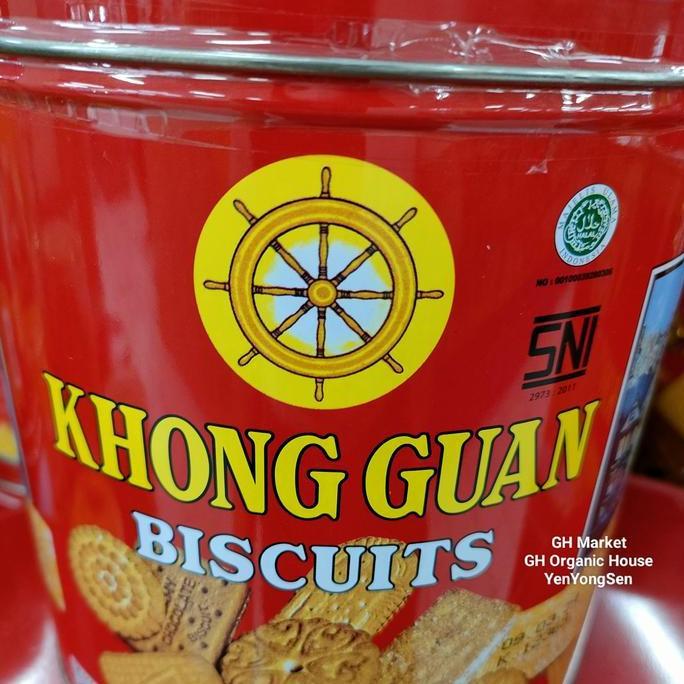 Biskuit Khong Guan 650g Kaleng Bulat Biscuit KhongGuan Tin Roti Kering