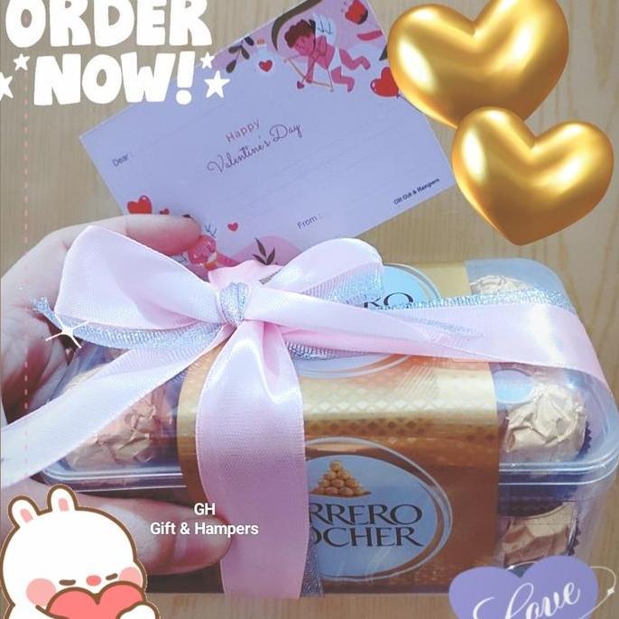 Ferrero Rocher 16s Coklat Valentine Natal Hari Ibu Mother's Day isi 16