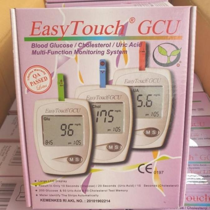 Alat Check Gula Darah 3 in 1 Easy Touch/Alat GCU Easy Touch