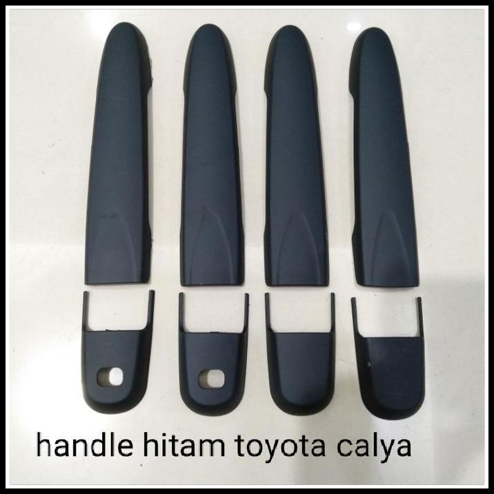 TERLARIS COVER HANDLE PEGANGAN PINTU MOBIL TOYOTA CALYA HITAM 