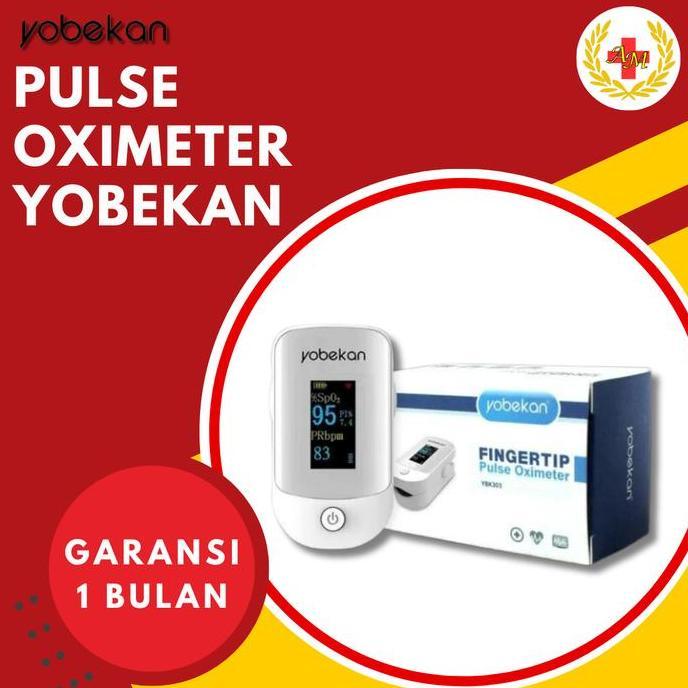 Pulse Oximeter Yobekan Fingertip Pulse Oxymeter Saturasi Oksigen O2