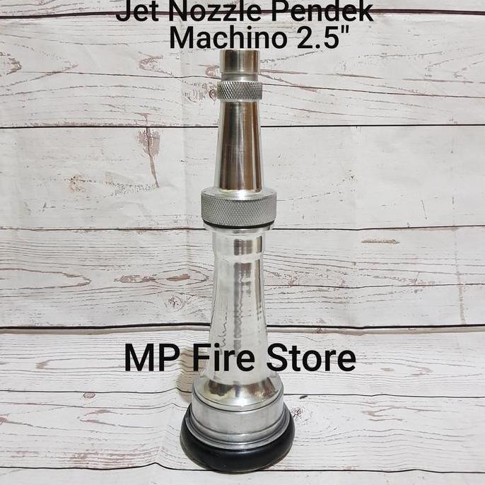Short Jet Nozzle Nuzzle Pemadam Pendek Aluminium 2.5 Inch Machino