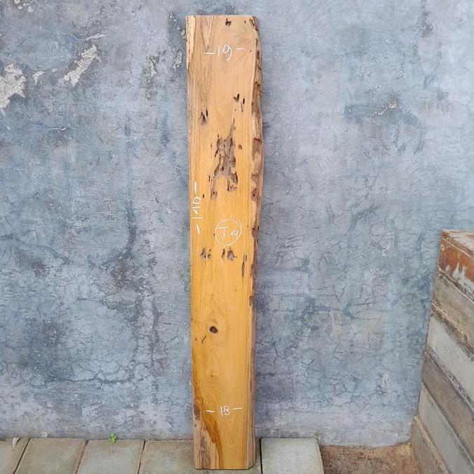 Papan Ambalan Meja Konsol Kayu Jati Asli Natural Erosi Prefinished A2 140cm