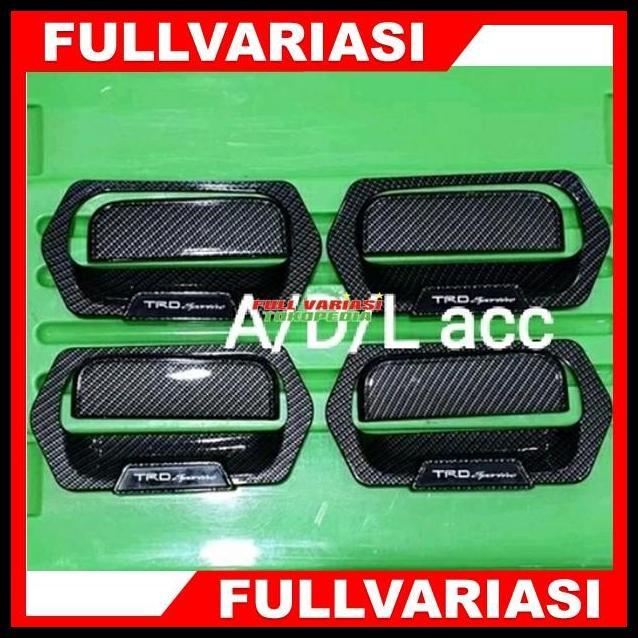 BEST DEAL PAKET COVER HANDLE OUTER PINTU TOYOTA AGYA KARBON TRD 