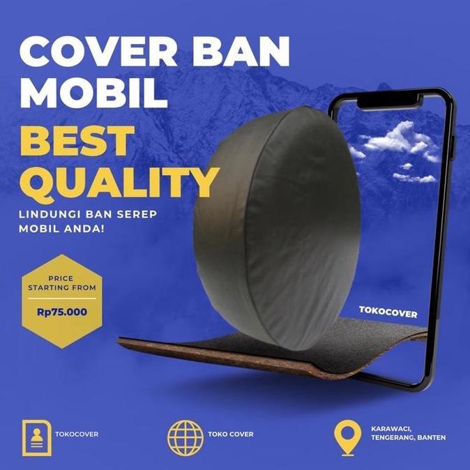 Cover Ban Mobil Sarung Ban Serep Mobil Honda New BRV suv