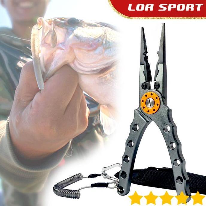 Tang Pembuka Mata Kail Pancing Pemotong Senar Nilon dan Kawat Nikelin