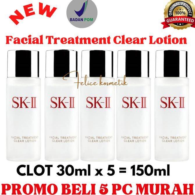 SK-II SKII SK2 SK II FACIAL TREATMENT CLEAR LOTION TONER 30ML TONER WAJAH Perawatan Wajah