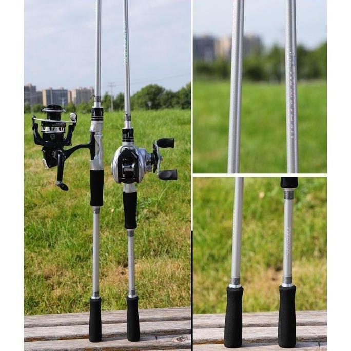 1Set Joran Pancing DAIWA Fishing Rod Spinning Reel Pancing Set Pancing joran Perak + Fishing Reel Me