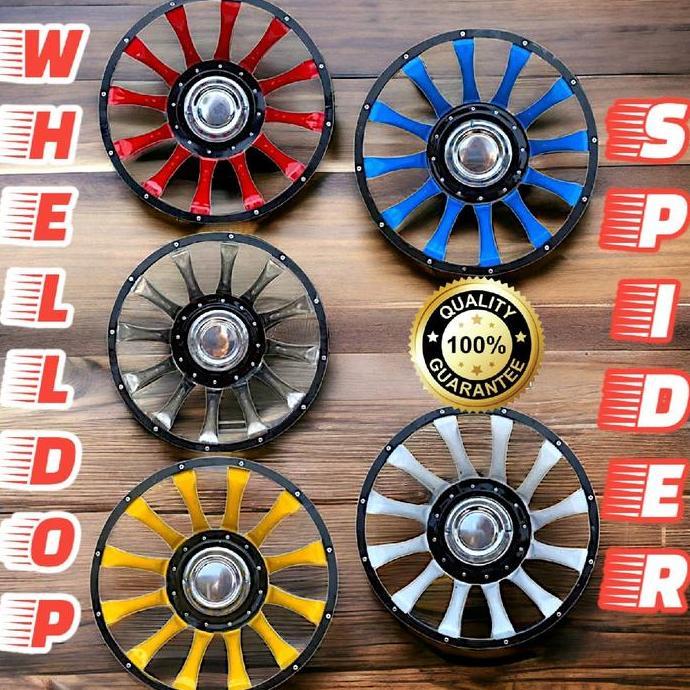 Wheeldop Ring 16 & Ring 20 untuk truk model spider jari bahan plat besi lapi stanless bonus braket a