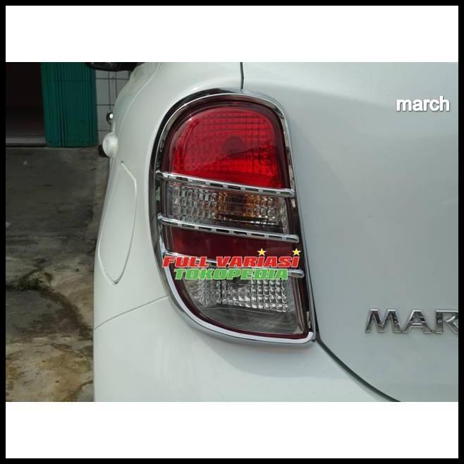 DISKON GARNISH CROOM STOPLAMP NISSAN MARCH 