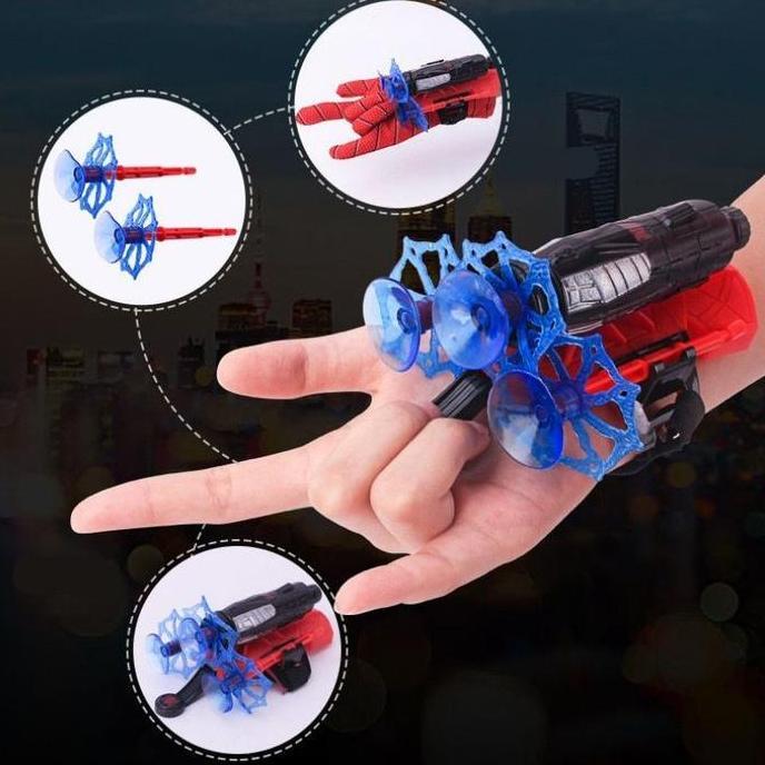 LA240 >> Mainan Anak Sarung Tangan Spiderman Hulk Captain Amerika Marvel Mainan