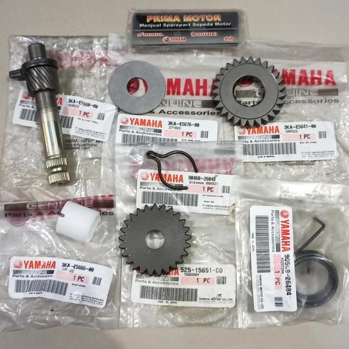 GEAR GIGI SLAHAN ENGKOL RX KING SET ORI YAMAHA