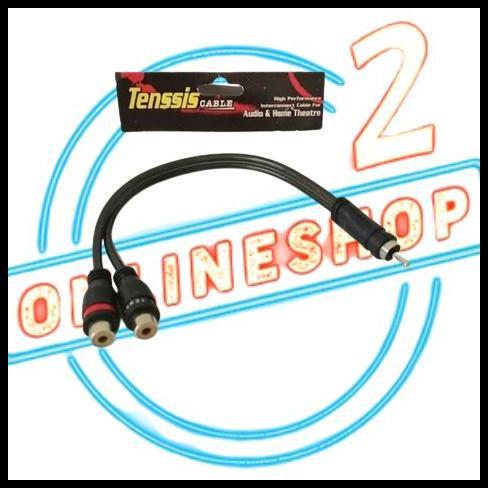 GRATIS ONGKIR KABEL RCA Y CABANG 2F 1M / RCA CABLE CABANG 2 CEWEK 1 COWOK