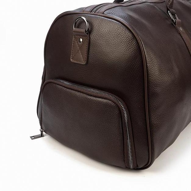 Tas travel kulit bahan kulit sapi asli kuat - tas bahan kulit sapi