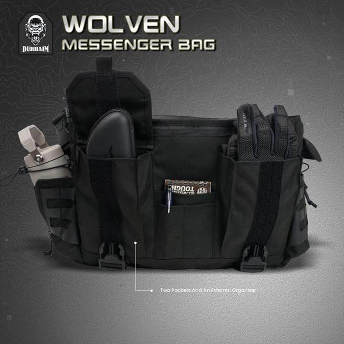 Tas Selempang Durhaim Wolven Messenger Bag Daily EDC ORINAL