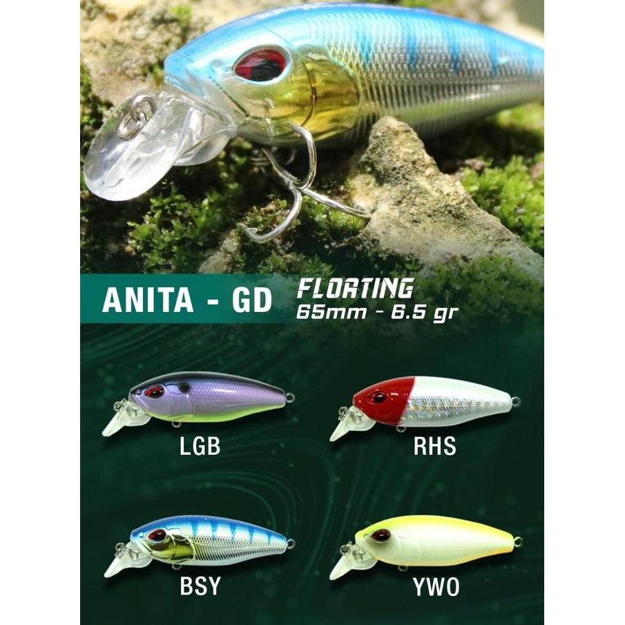 Minnow Anita GD | Minnow Relix Nusantara | Minnow Floating | Umpan Pancing Lure Relix (TERBAIK) (TER