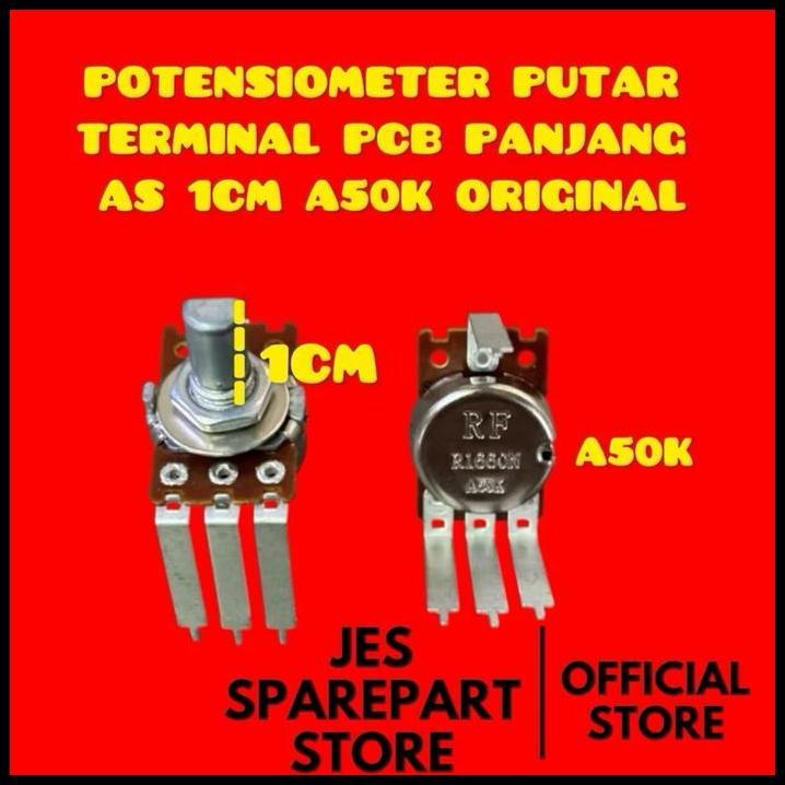 TERMURAH POTENSIO COAK 6KAKI B50K B500K TEKUK PANJANG