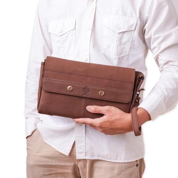 Jayuwan Cbc Clutch Bag Crazy Horse