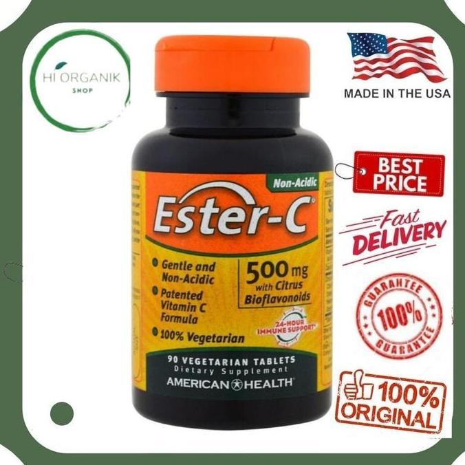 American Health Ester C 500 mg 90 Tabs with Bioflavonoid