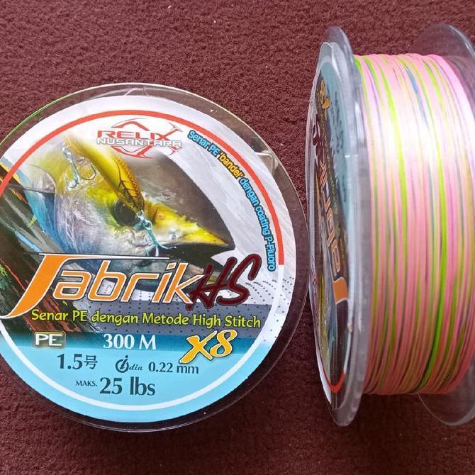 Senar Pancing PE RELIXNUSANTARA Jabrik HS X8 300m Conecting (TERBAIK) (TERBARU) (TERMURAH)