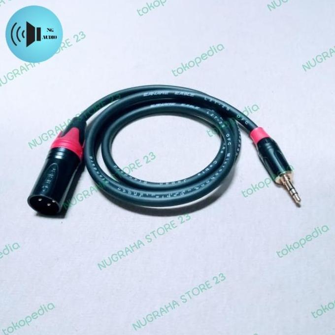 NEW KABEL JACK AUDIO JACK XLR  TO JACK AUX 3.5MM