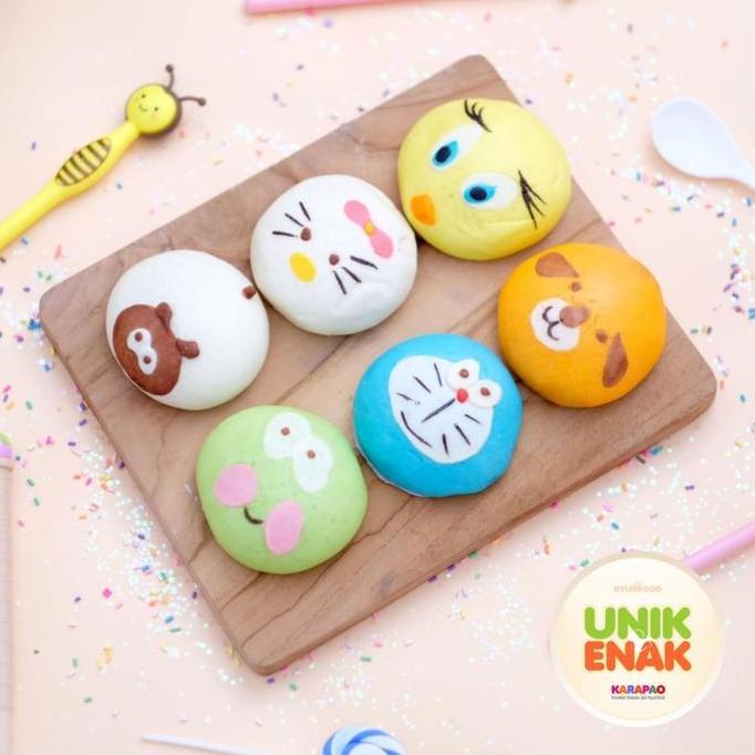 Karapao Bakpao Karakter Aneka Rasa Coklat / Mix