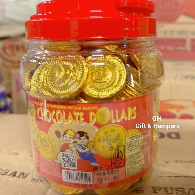 Coklat Imlek Koin Uang Emas Compound Dollar Choco Gold Hampers Parcel