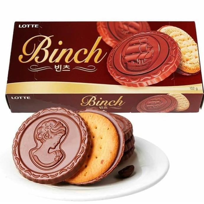 LOTTE BINCH BISKUIT COKLAT KOREA/LOTTE BISKUIT