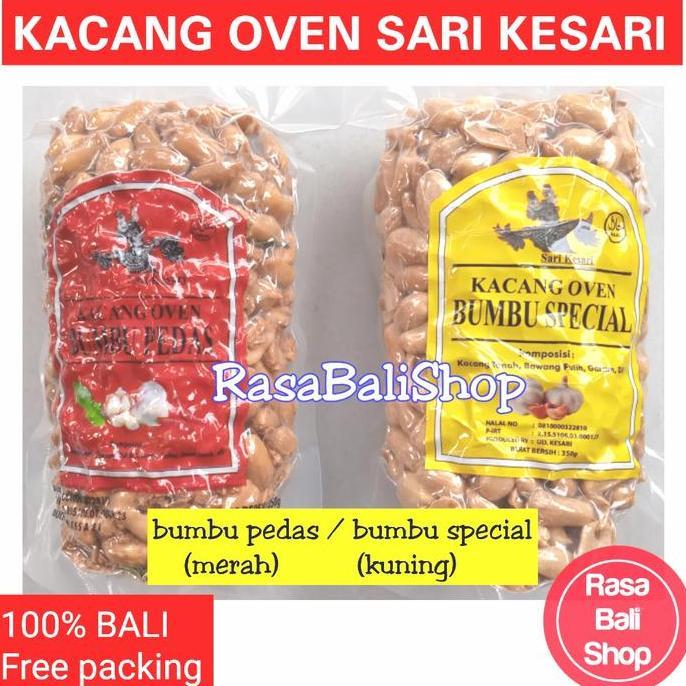KACANG SARI KESARI BALI, KACANG OVEN BALI, KACANG BUMBU PEDAS /SPECIAL