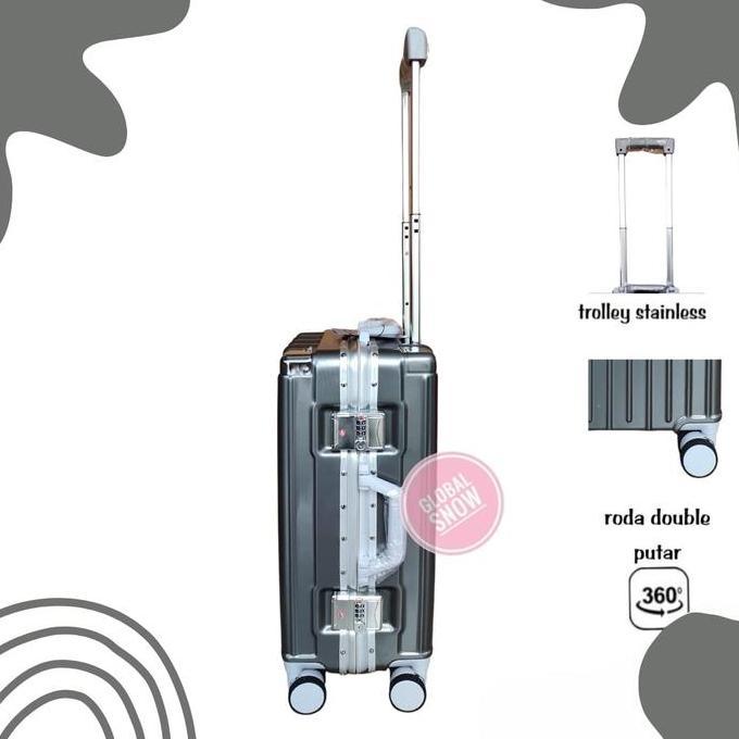 NEW KOPER 905 BAHAN PC POLYCARBONATE PREMIUM UNZIPPER 20 inch / NON ZIPPER 20 inch / unzipper 20inch