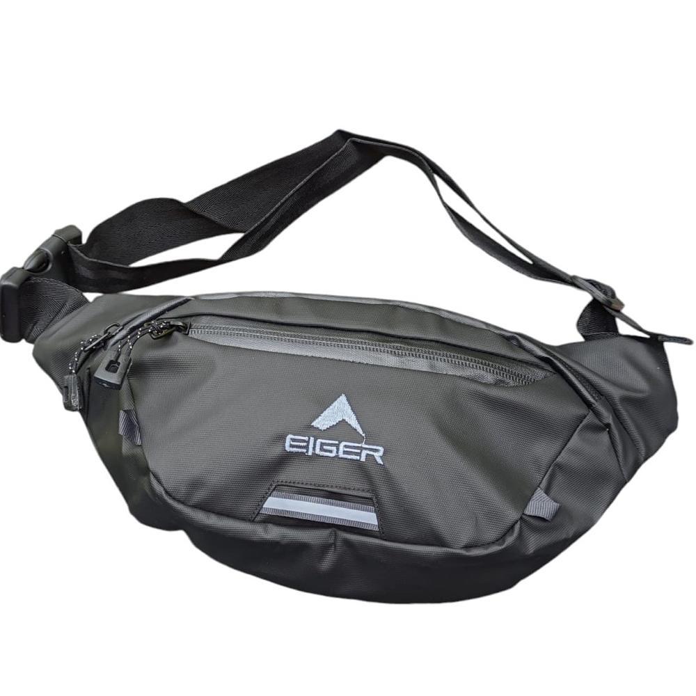 CUCI GUDANG Tas Pinggang waistbag Tas Selempang Eiger Waistbag Waterproof Hitam,army,navy,hand bag P