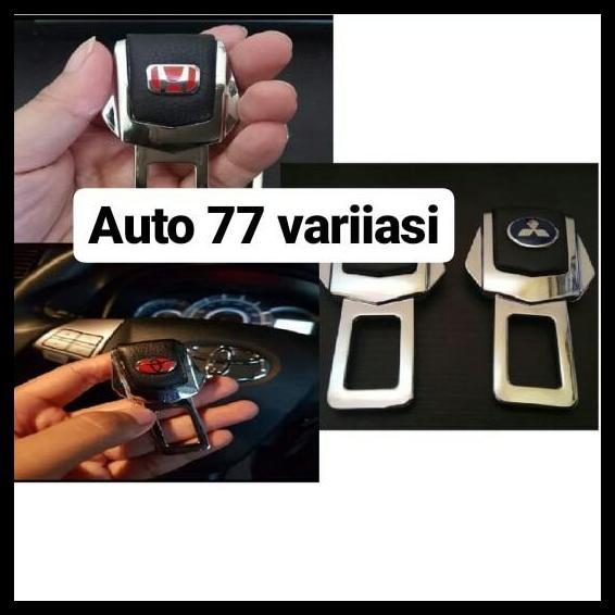 TERMURAH COLOKAN SEATBELT / SEAT BELT SAFETY BELT LOGO KULIT BRIO