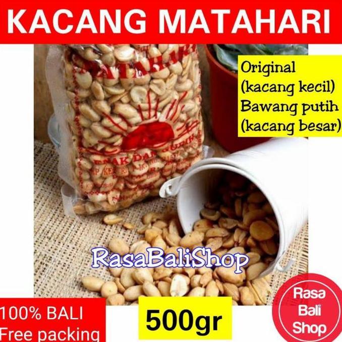Kacang Matahari 500gr, Kacang Bawang Putih, Kacang Bali, Original Bali