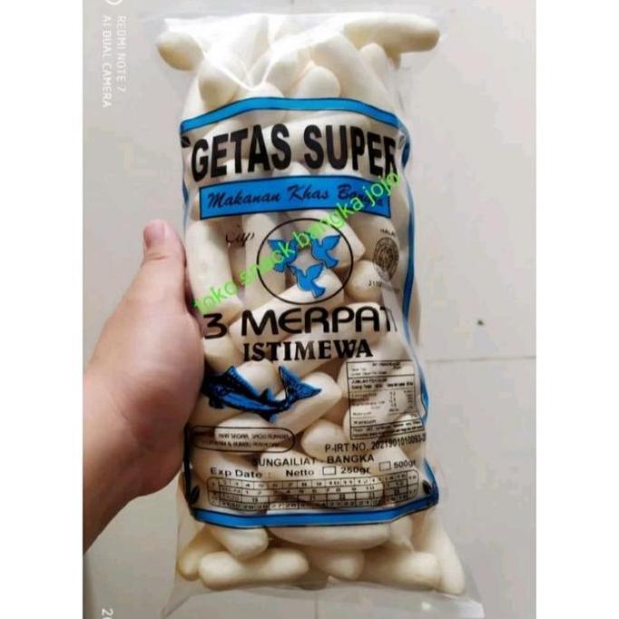 Getas 3 merpati 250gram getas bangka getas super asli bangka oleh oleh