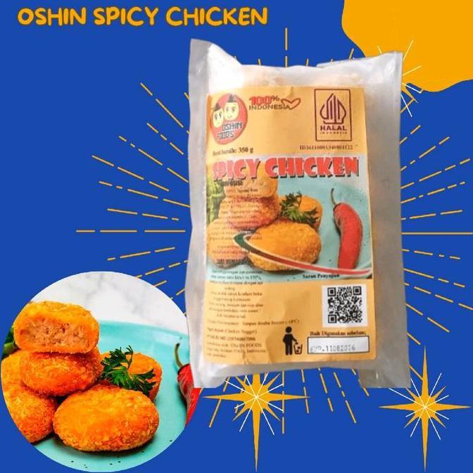 Oshin Spicy Chicken isi 12 Pcs | Telah Sertifikasi BPOM dan Halal MUI | Bento Halal Frozen Food
