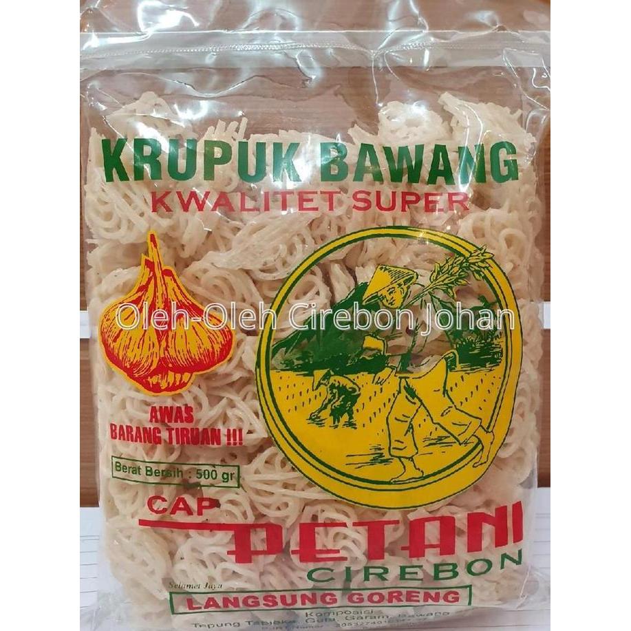 Krupuk Bawang Petani Ukuran Kecil - Krupuk Bawang Petani Gurih - Krupuk Bawang Istimewa Petani