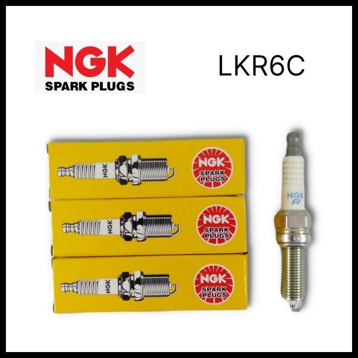 TERLARIS BUSI NGK LKR6C MOBIL TOYOTA AGYA CALYA ORIGINAL 
