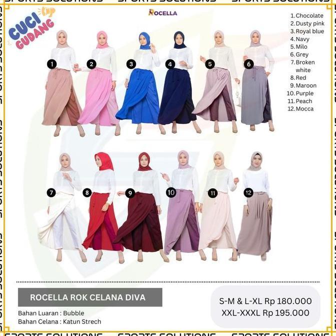 SPORTS SOLUTIONS ROK CELANA MUSLIMAH - ROK OLAHRAGA TERLARIS - CELANA SENAM ROK - CELANA ROK OLAHRAG