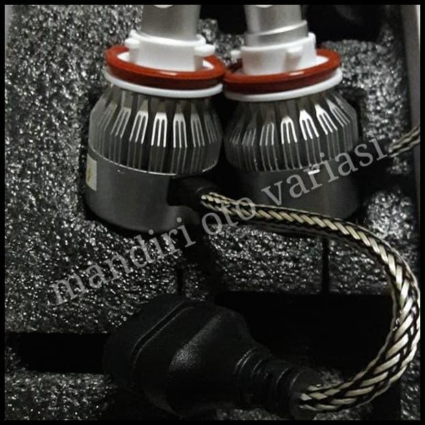 TERBARU LAMPU TURBO LED C6 36 WATT H11 HB3 HB4 H1 H7 H8 