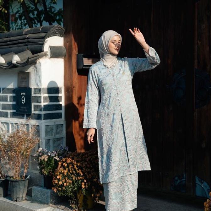 WOMENWEAR INDONESIA | Qirani Set | Set Rok Bordir Wanita | Oneset Lebaran | Oneset Brukat | Oneset K
