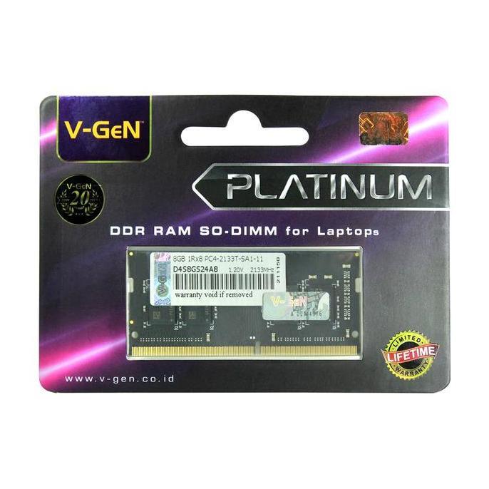 RAM Sodimm DDR4 V-GeN Platinum Rescue 4GB 8GB 16GB 32GB 2133Mhz 2400Mhz 2666Mhz 3200Mhz PC17000 PC19