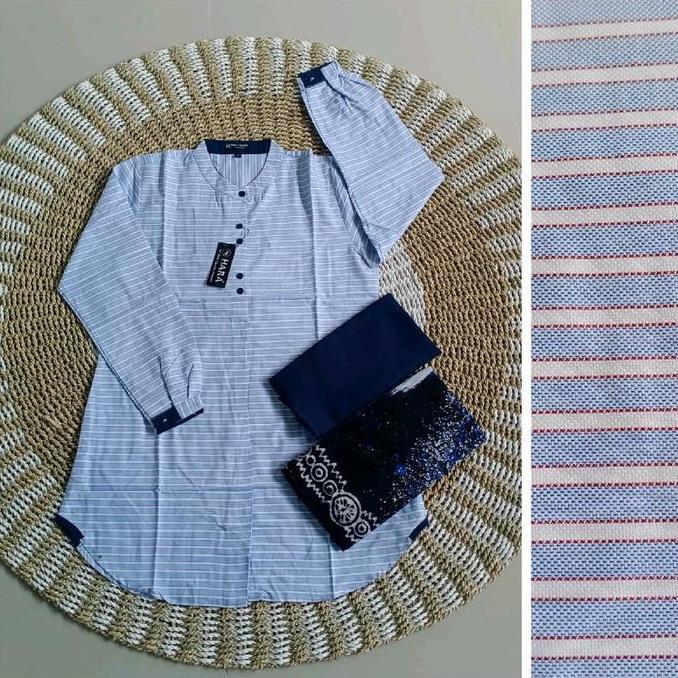 Setelan santri blus HARA  Muslim  Wanita Tebal