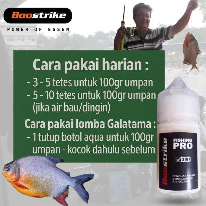 Essen Ikan Bawal Harian dan Galatama Media Tahu Essen Boostrike Spesial Bawal 30ml (TERBAIK) (TERBAR